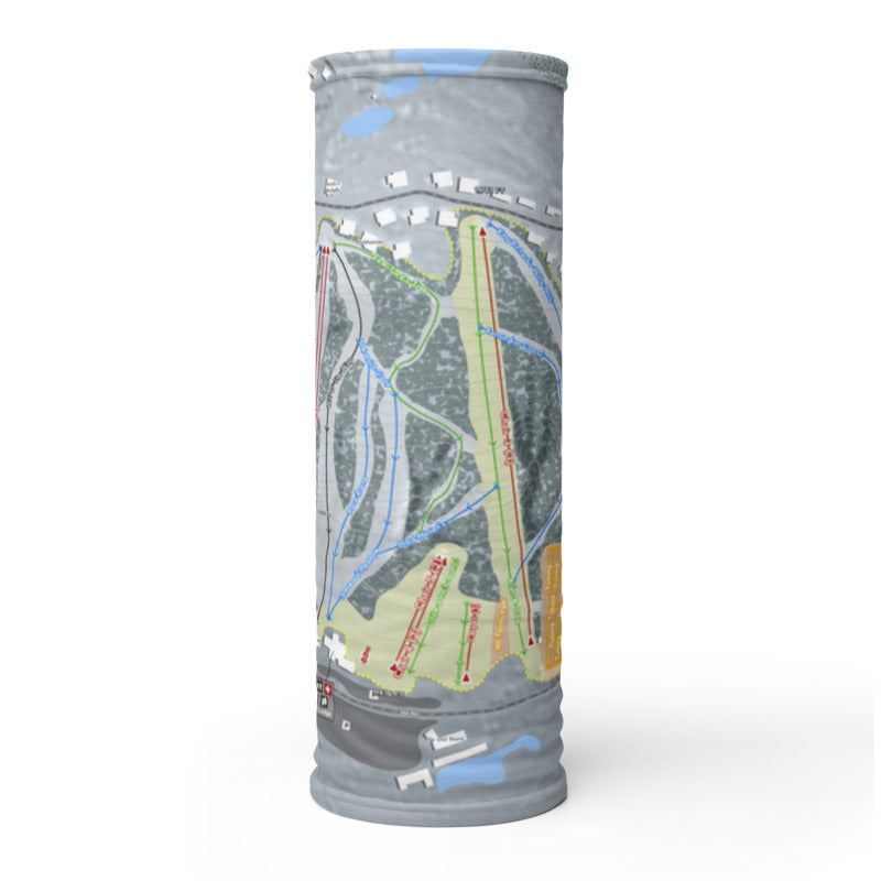 Peekn Peek, New York Ski Trail Map Printed Neck Gaiter - Powderaddicts