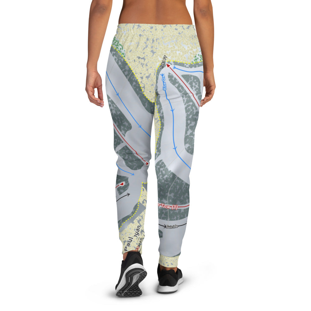 Paul Bunyan, Wisconsin Ski Trail Map Women's Mid-Layer - Powderaddicts