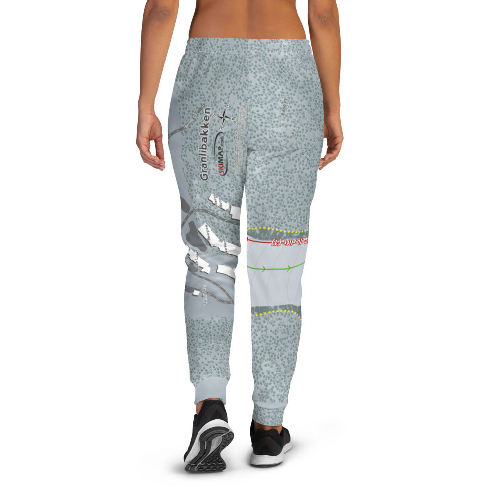 Granlibakken, California Ski Trail Map Women's Mid-Layer - Powderaddicts