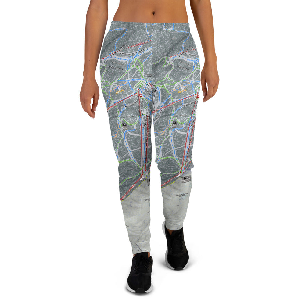 Killington, Vermont Ski Trail Map Women's Mid-Layer - Powderaddicts