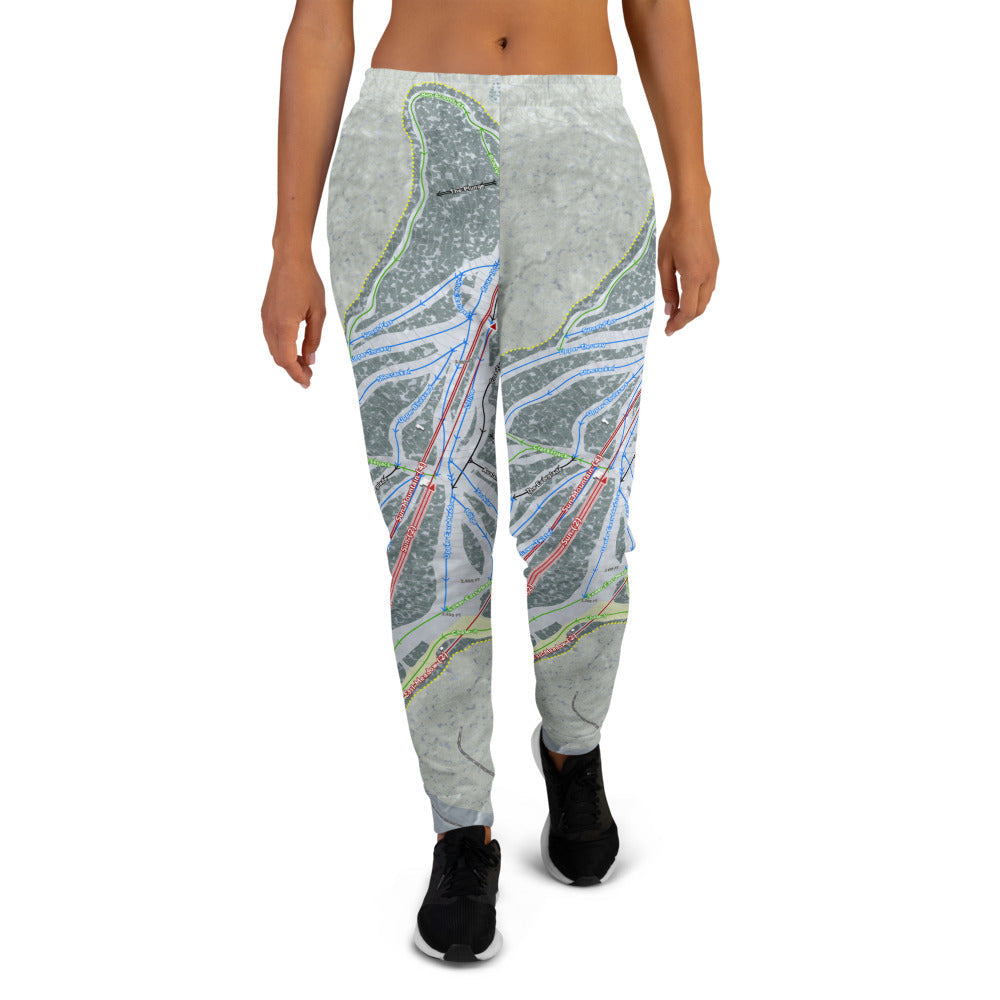 Bromley, Vermont Ski Trail Map Women's Mid-Layer - Powderaddicts