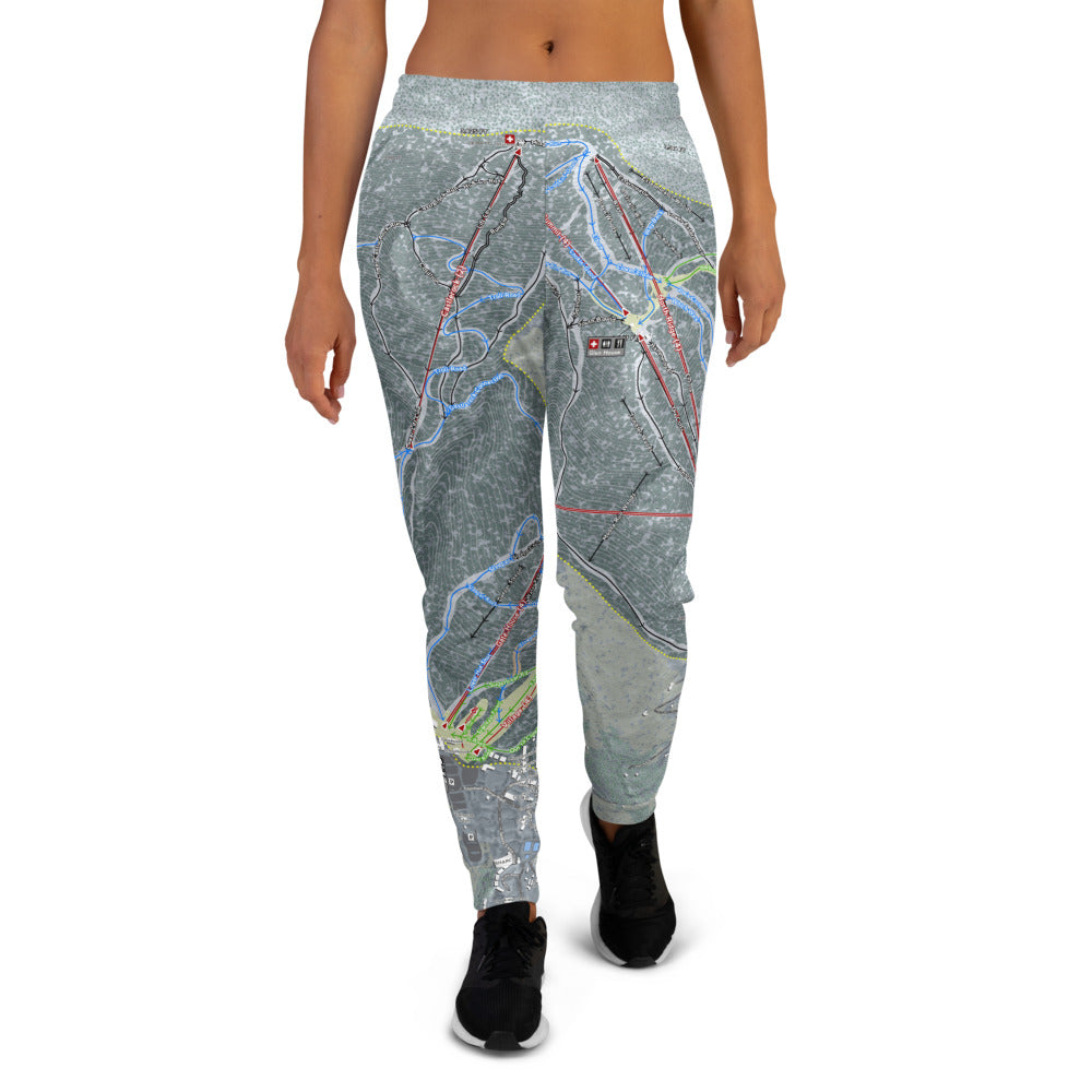 Sugarbush, Vermont Ski Trail Map Women's Mid-Layer - Powderaddicts