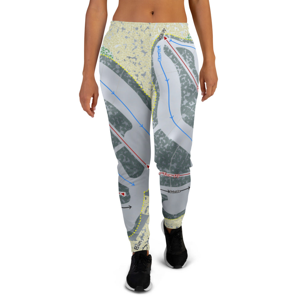 Paul Bunyan, Wisconsin Ski Trail Map Women&#39;s Mid-Layer - Powderaddicts