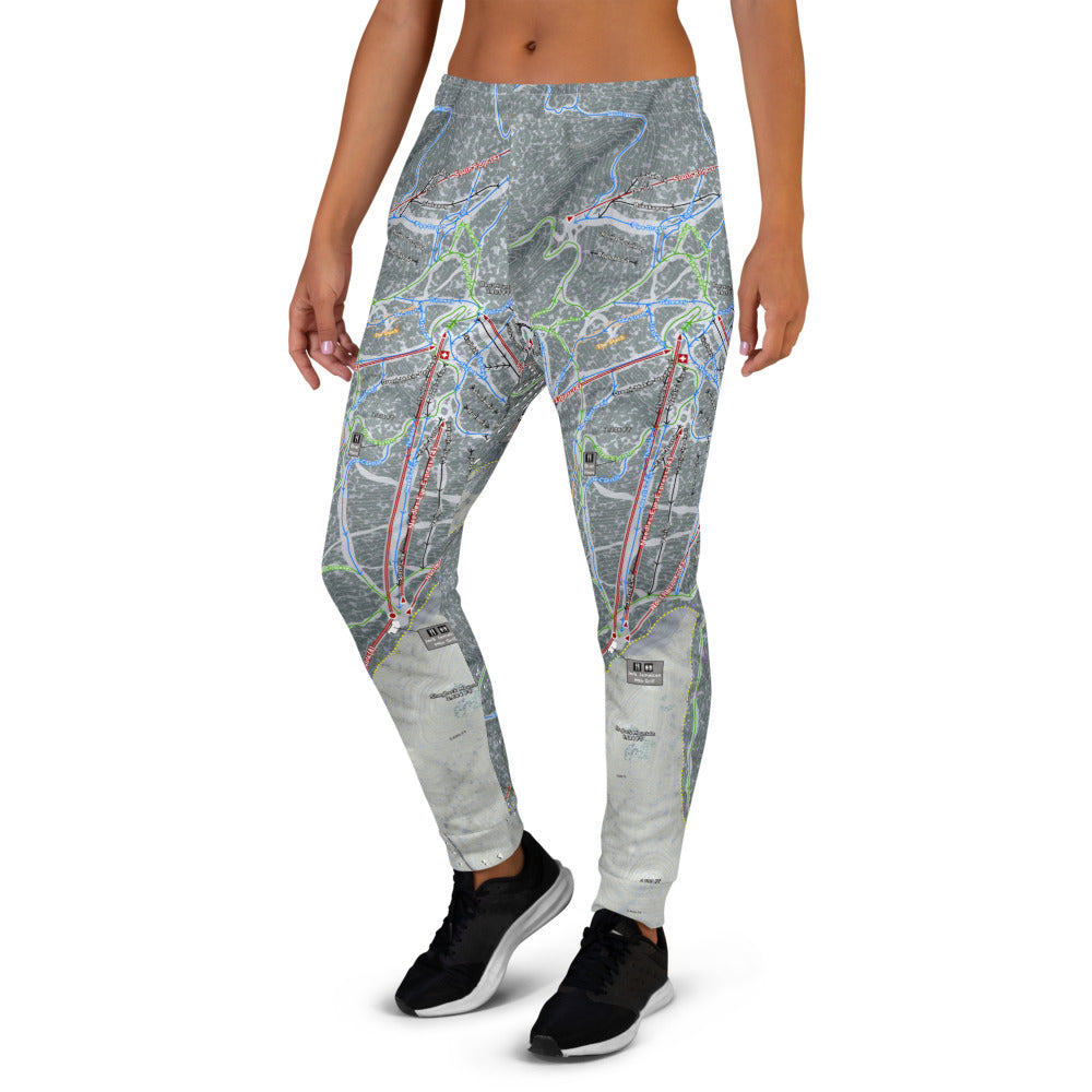 Killington, Vermont Ski Trail Map Women's Mid-Layer - Powderaddicts