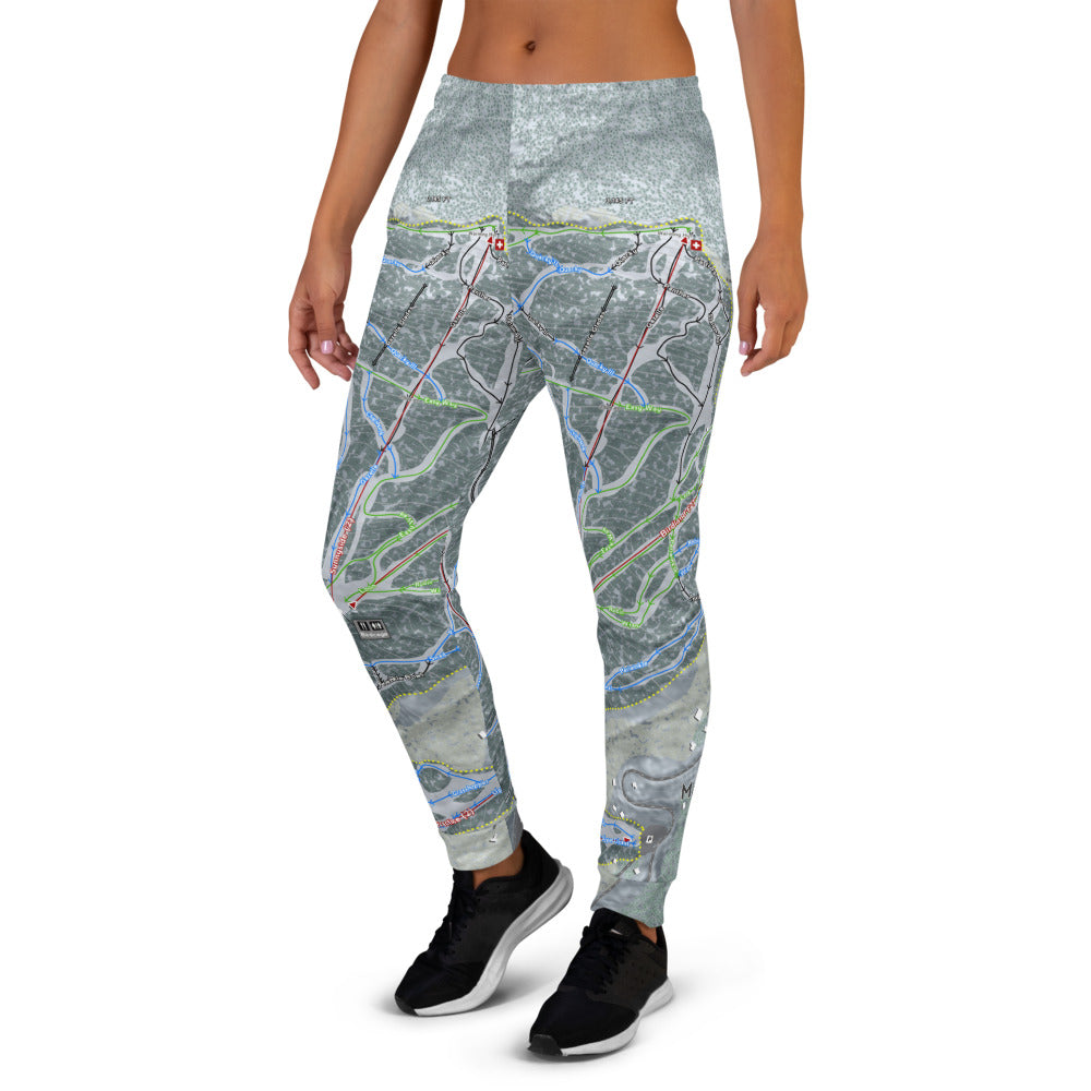 Mad River Glen, Vermont Ski Trail Map Women's Mid-Layer - Powderaddicts