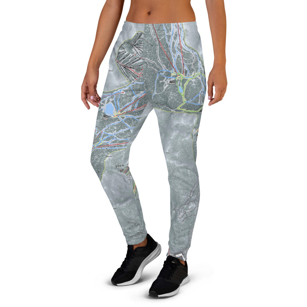 Heavenly, Nevada Ski Trail Map Women's Mid-Layer - Powderaddicts