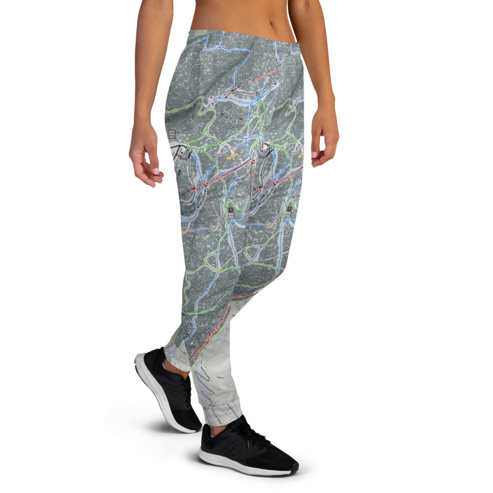 Killington, Vermont Ski Trail Map Women's Mid-Layer - Powderaddicts