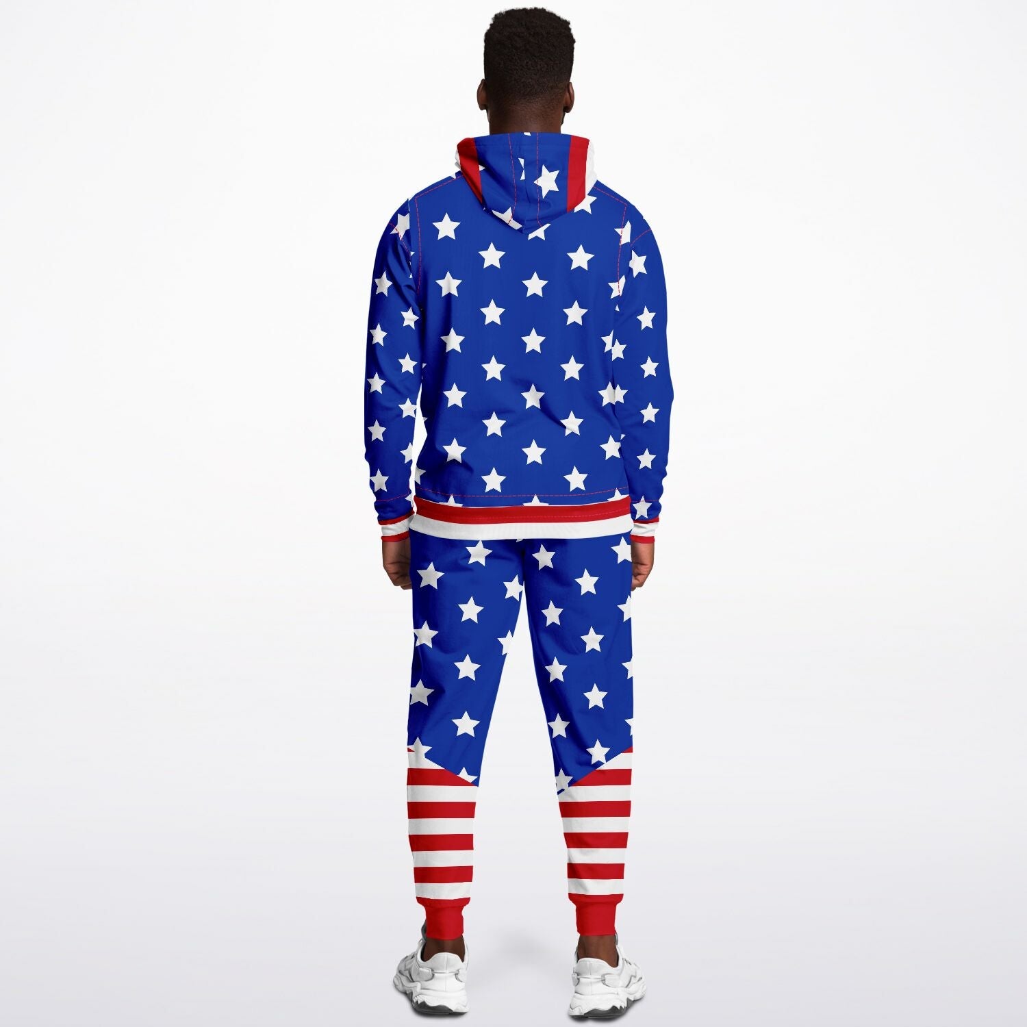 American Flag Hoodie and Jogger Set - Powderaddicts