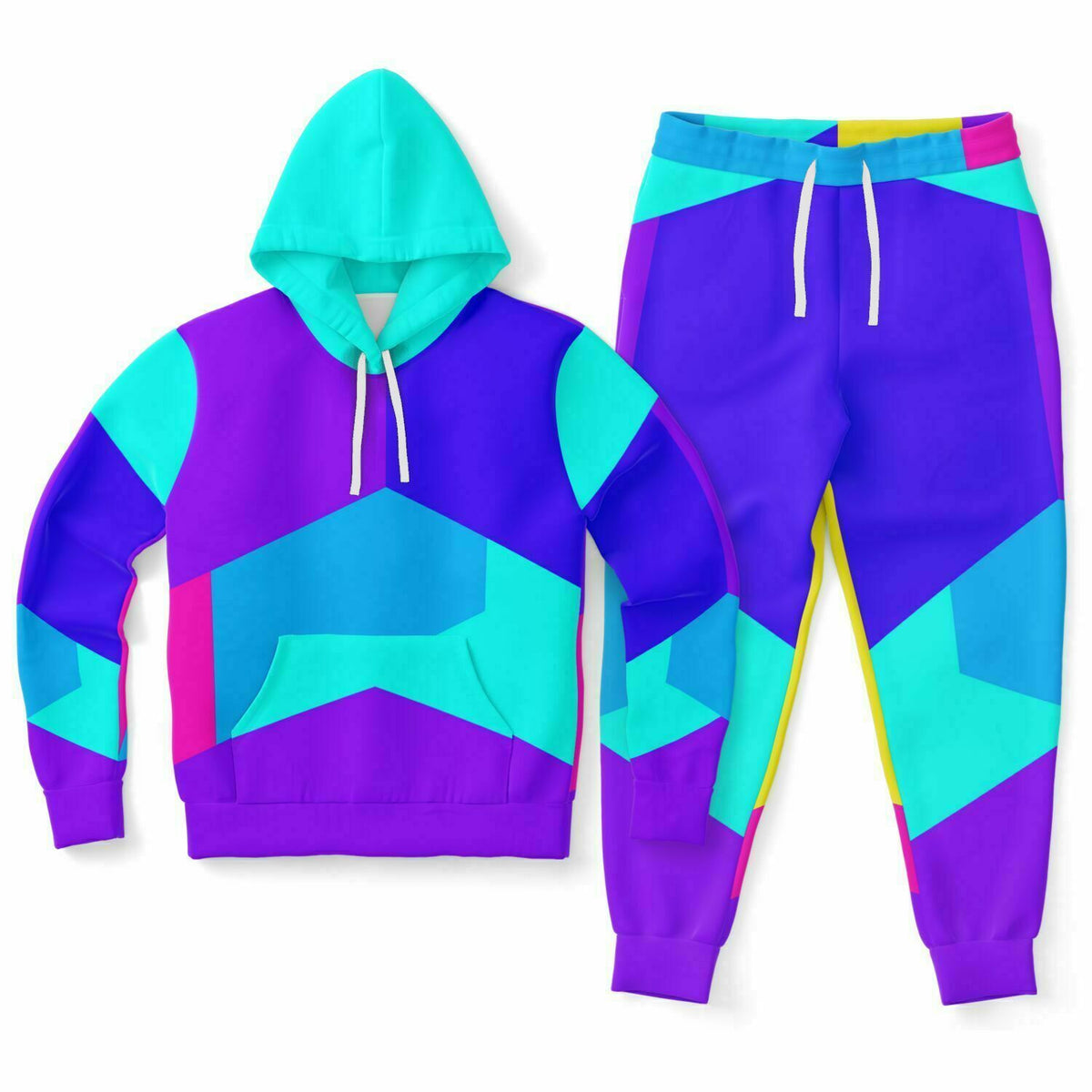 Purple Vail Unisex Hoodie and Jogger Set