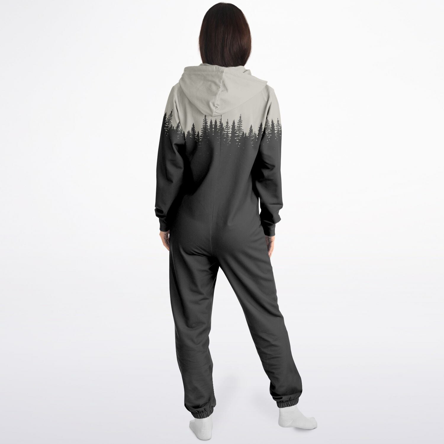 TREE OUTLINE HOODIE ADULT UNISEX JUMPSUIT