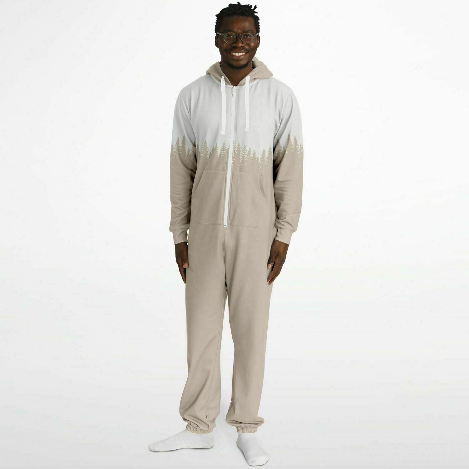 Tree Outline ADULT UNISEX JUMPSUIT