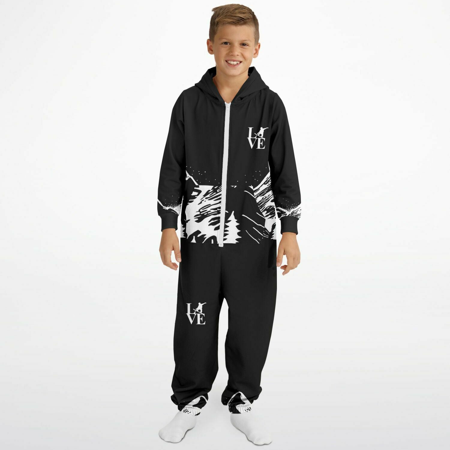 Love Snowboard Unisex Youth Jumpsuit