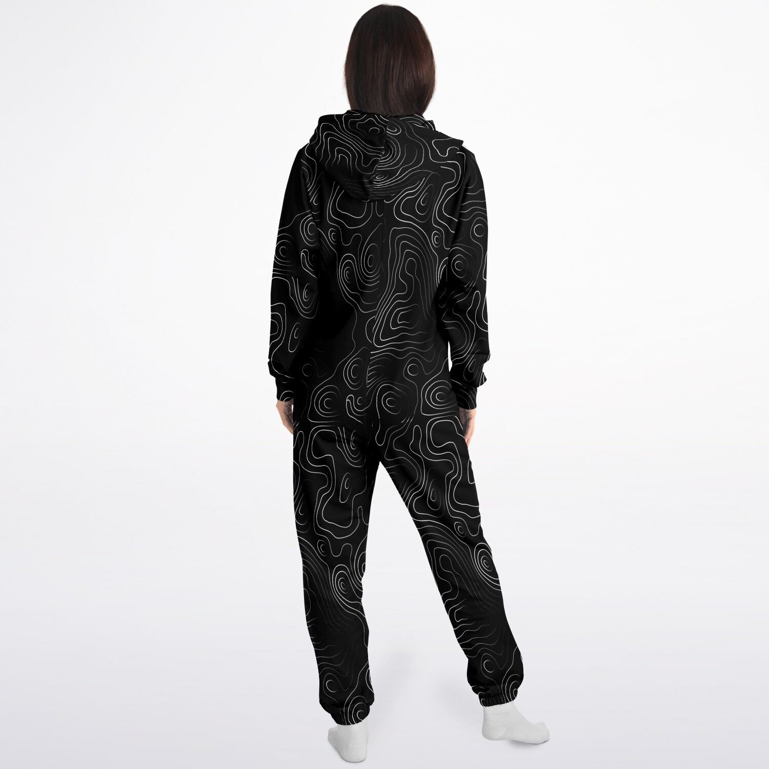 Black Topo Adult Unisex Jumpsuit