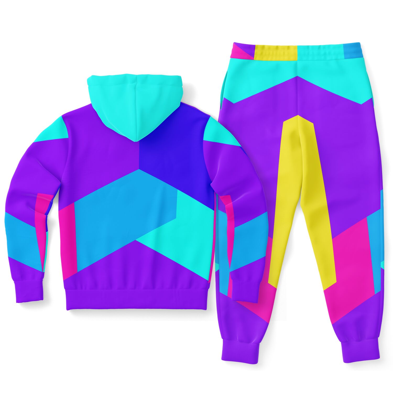 Purple Vail Unisex Hoodie and Jogger Set