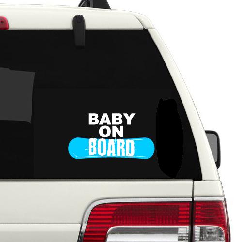 Baby On Board Car Stickers - Powderaddicts