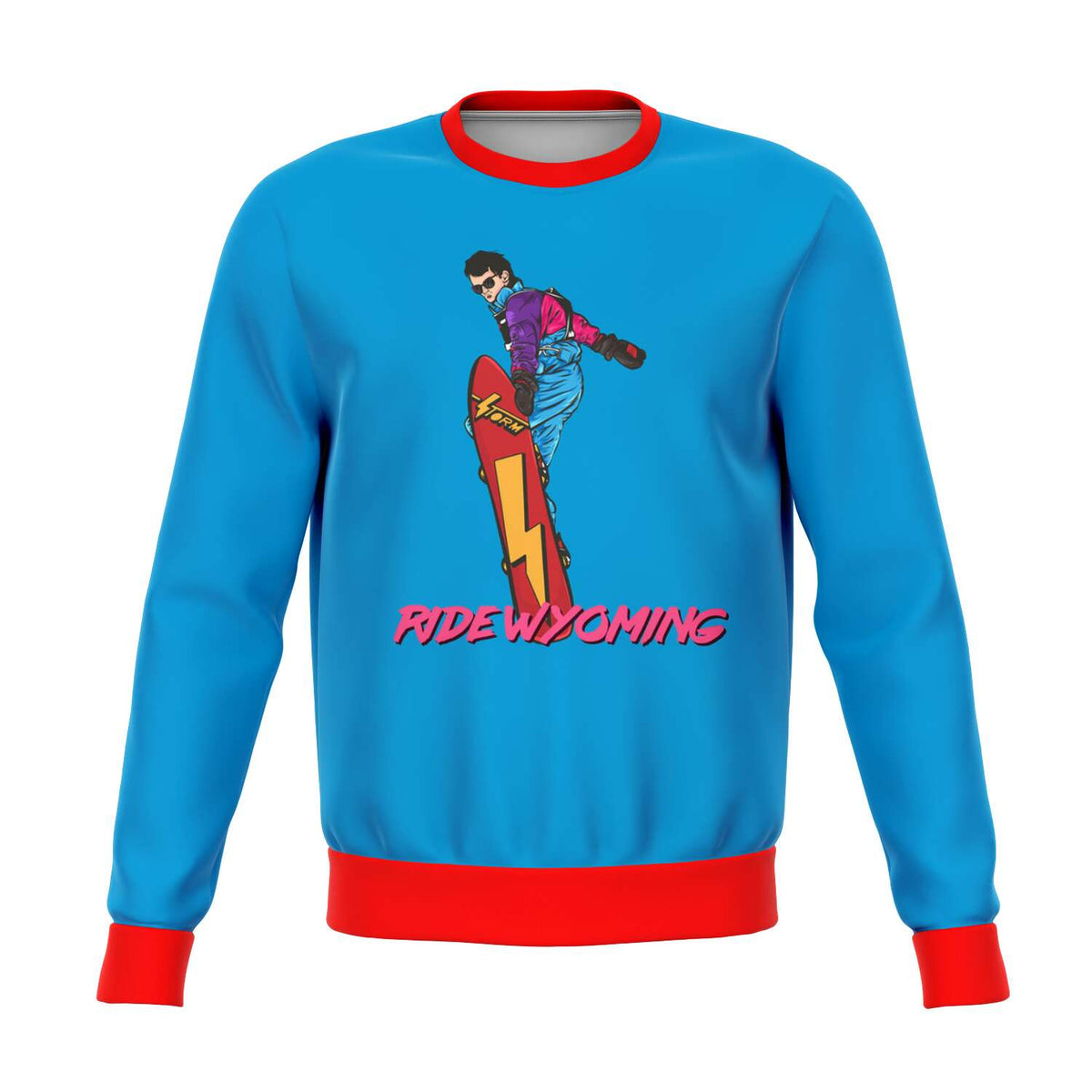 Ride Wyoming Ugly Christmas Sweater - Powderaddicts