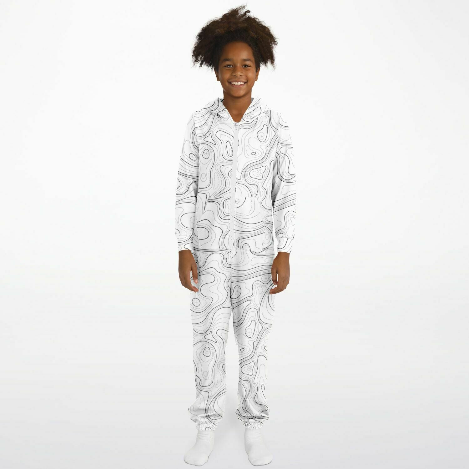 WHITE TOPO YOUTH UNISEX JUMPSUIT