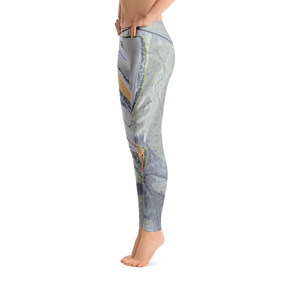 Birch Hill, Alaska Ski Trail Map Women's Base Layer Bottom - Powderaddicts