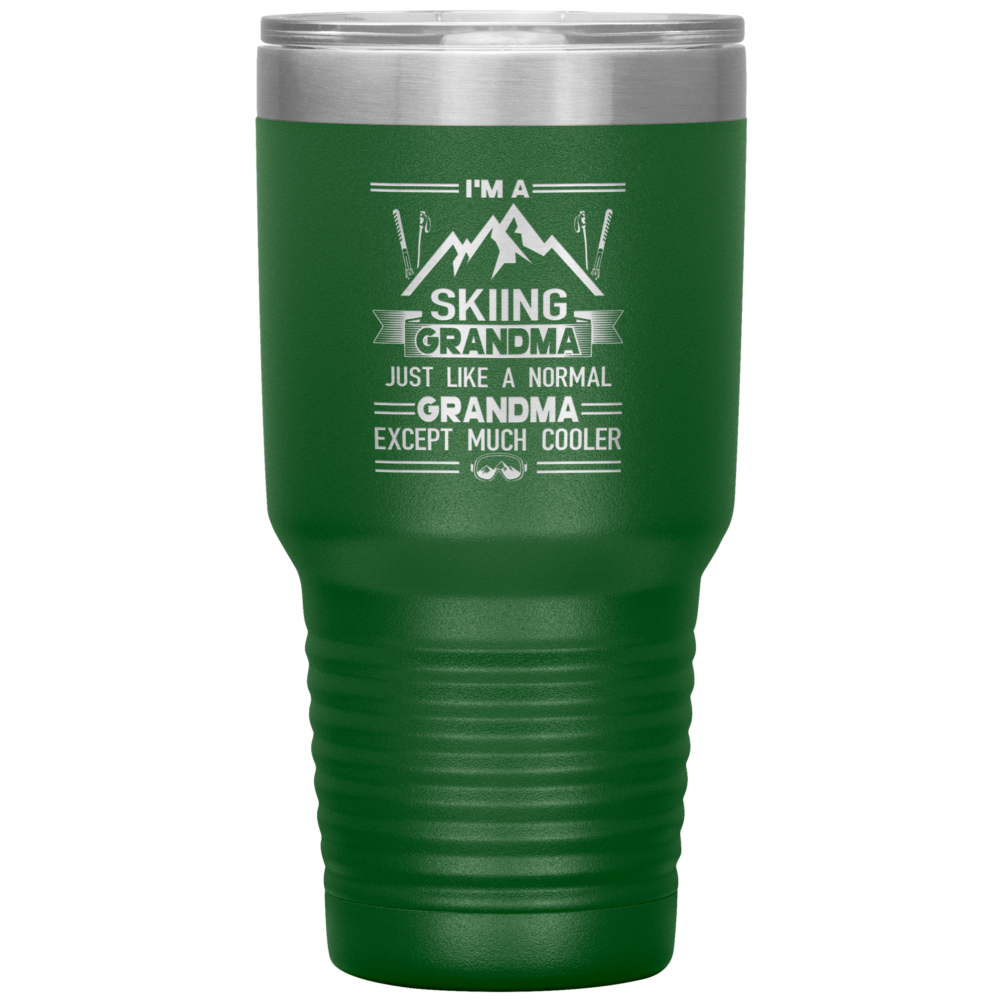 I'm A Skiing Grandma 30oz Tumbler - Powderaddicts