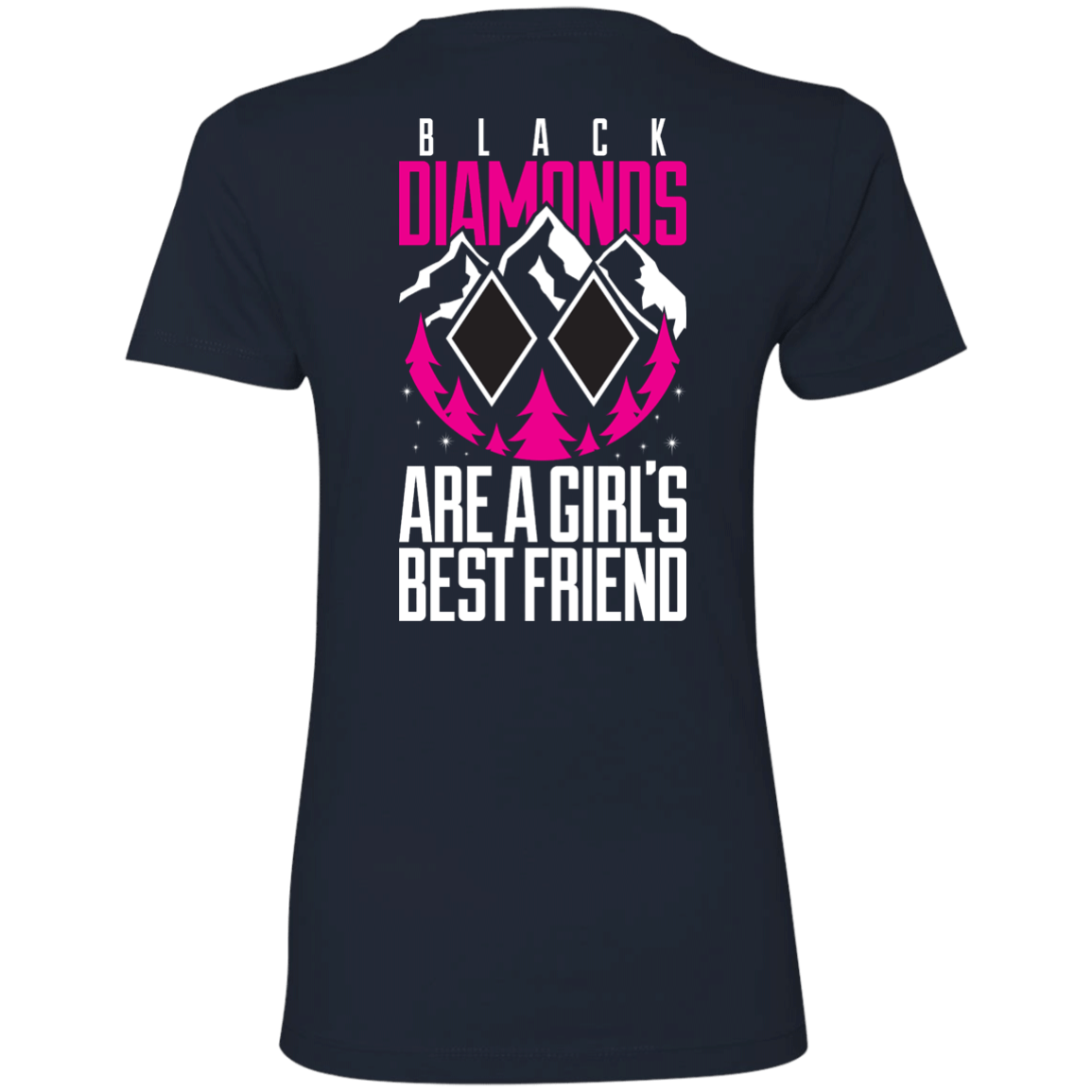 Black Diamonds Are Girl's Bestfriend V2 -Tees - Powderaddicts