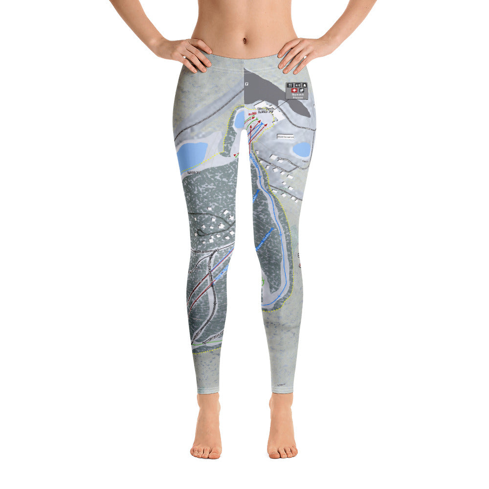 Blue Knob, Pennsylvania Ski Trail Map Women's Base Layer Bottom - Powderaddicts