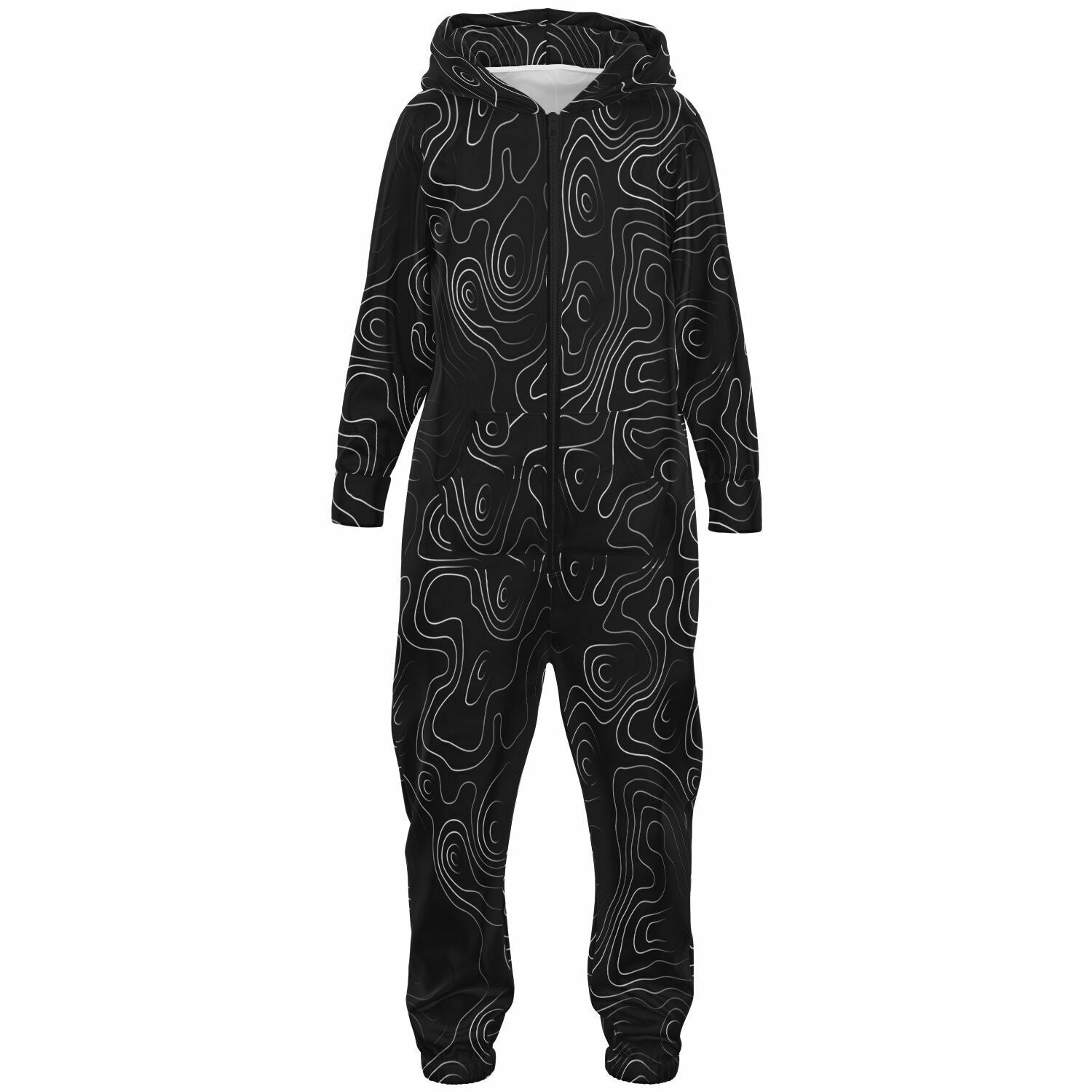 Black Topo Kids Unisex Jumpsuit