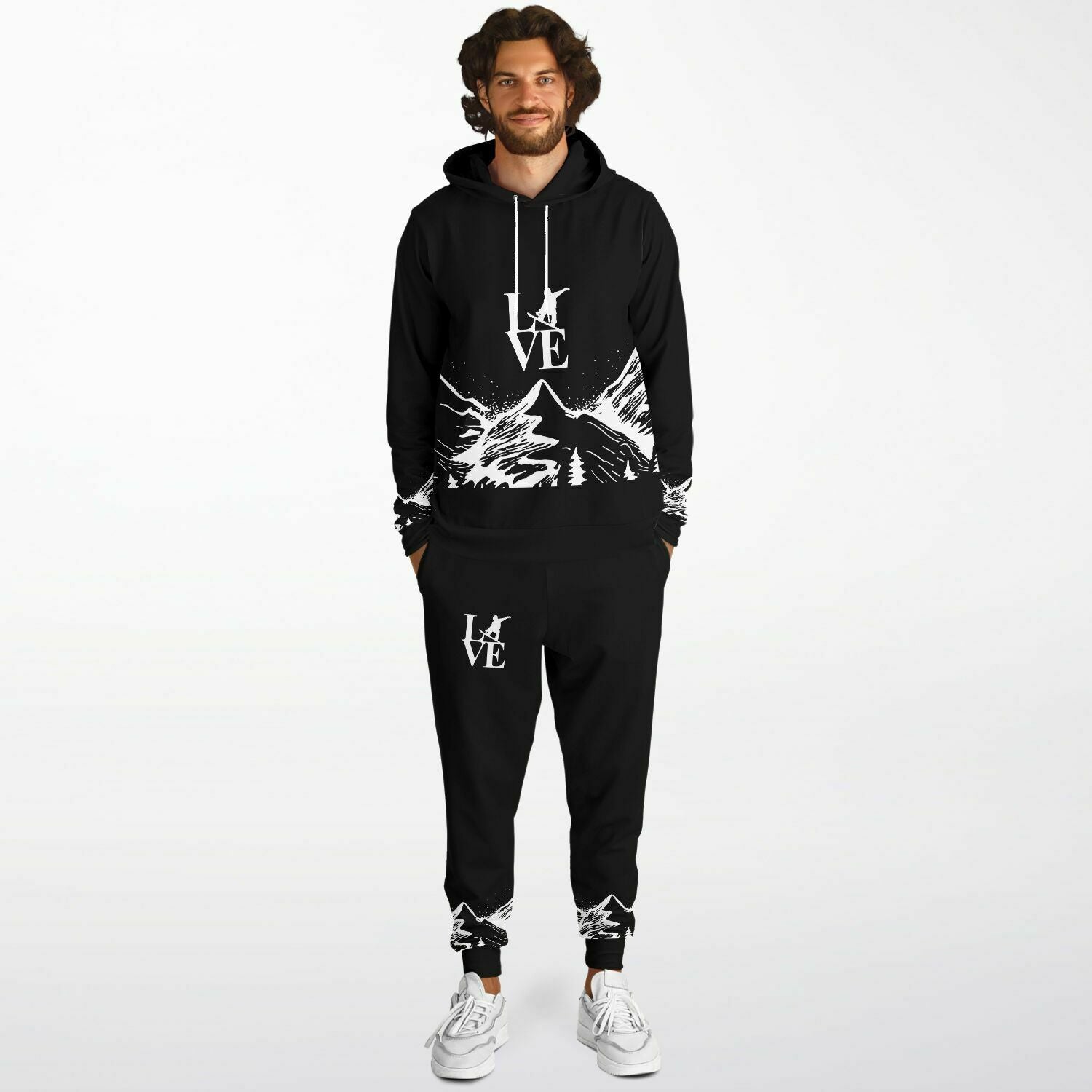 Love Snowboard ,Hoodie and Jogger Set