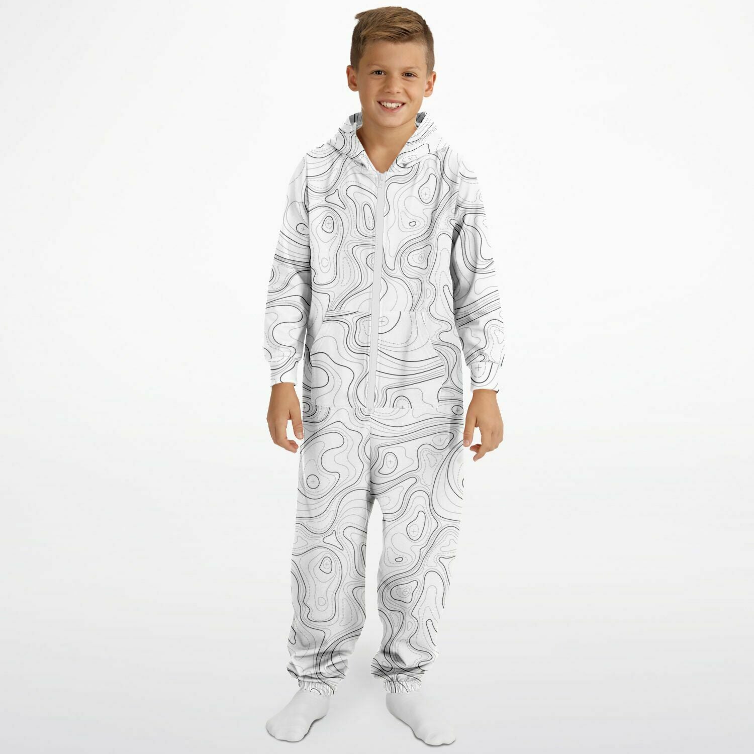 WHITE TOPO YOUTH UNISEX JUMPSUIT