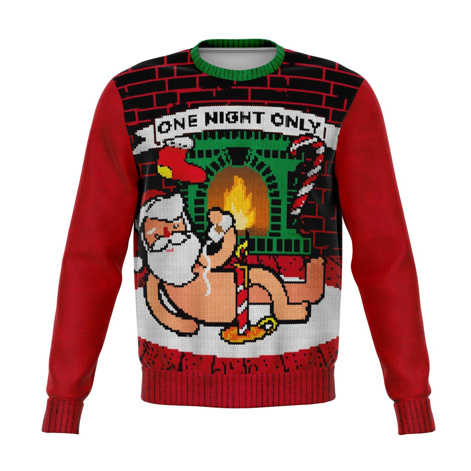 Sexy Night With Santa Ugly Christmas Sweater Order By December 5 - Powderaddicts