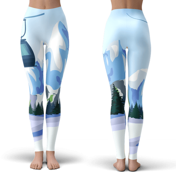 Cable Car Leggings - Powderaddicts