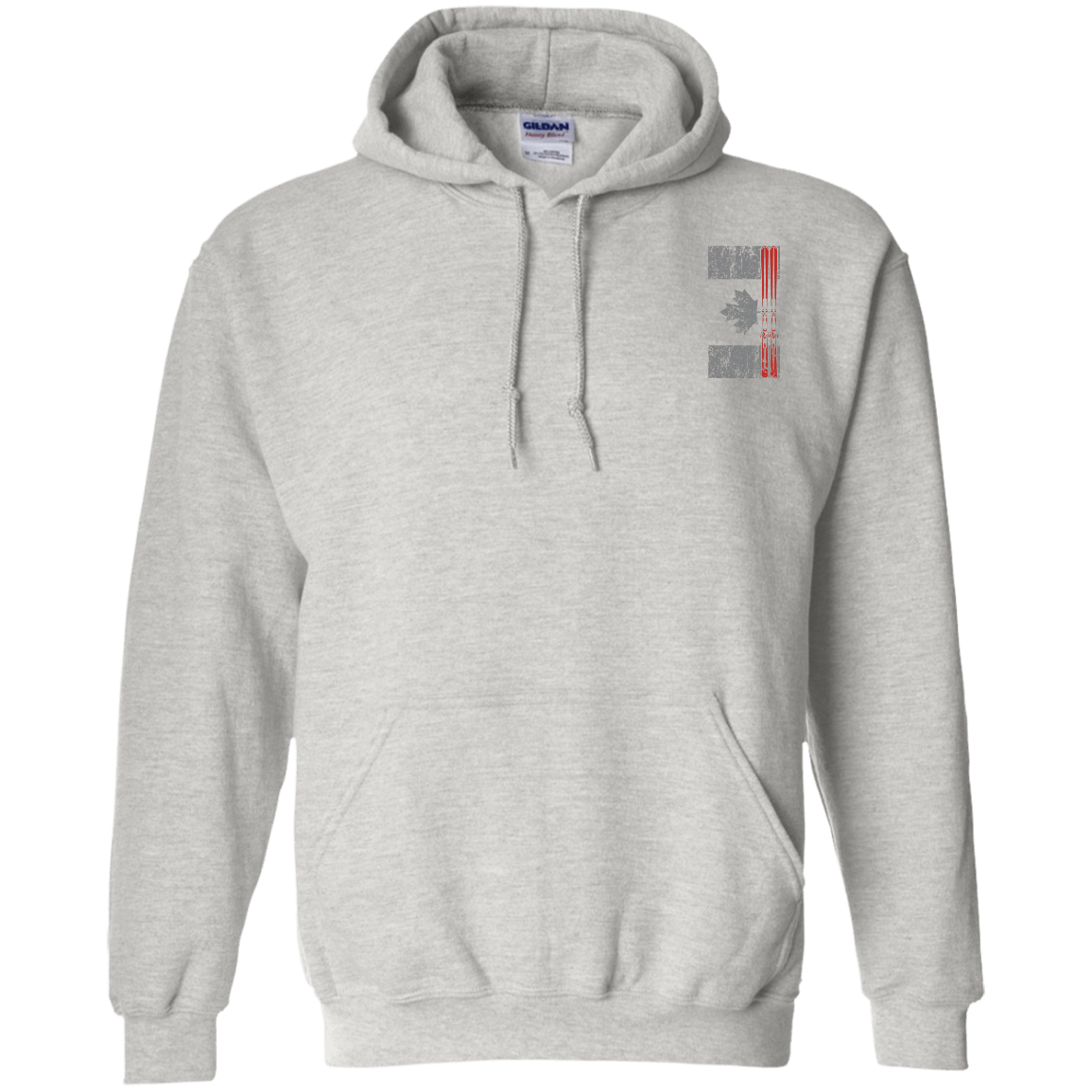 Canada Ski Flag Hoodies - Powderaddicts