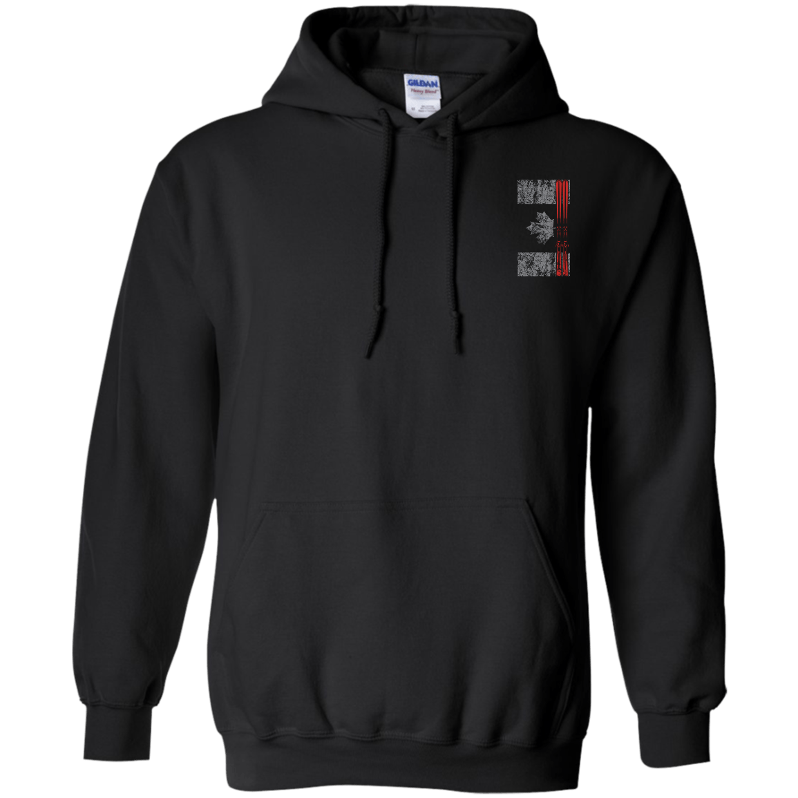 Canada Ski Flag Hoodies - Powderaddicts