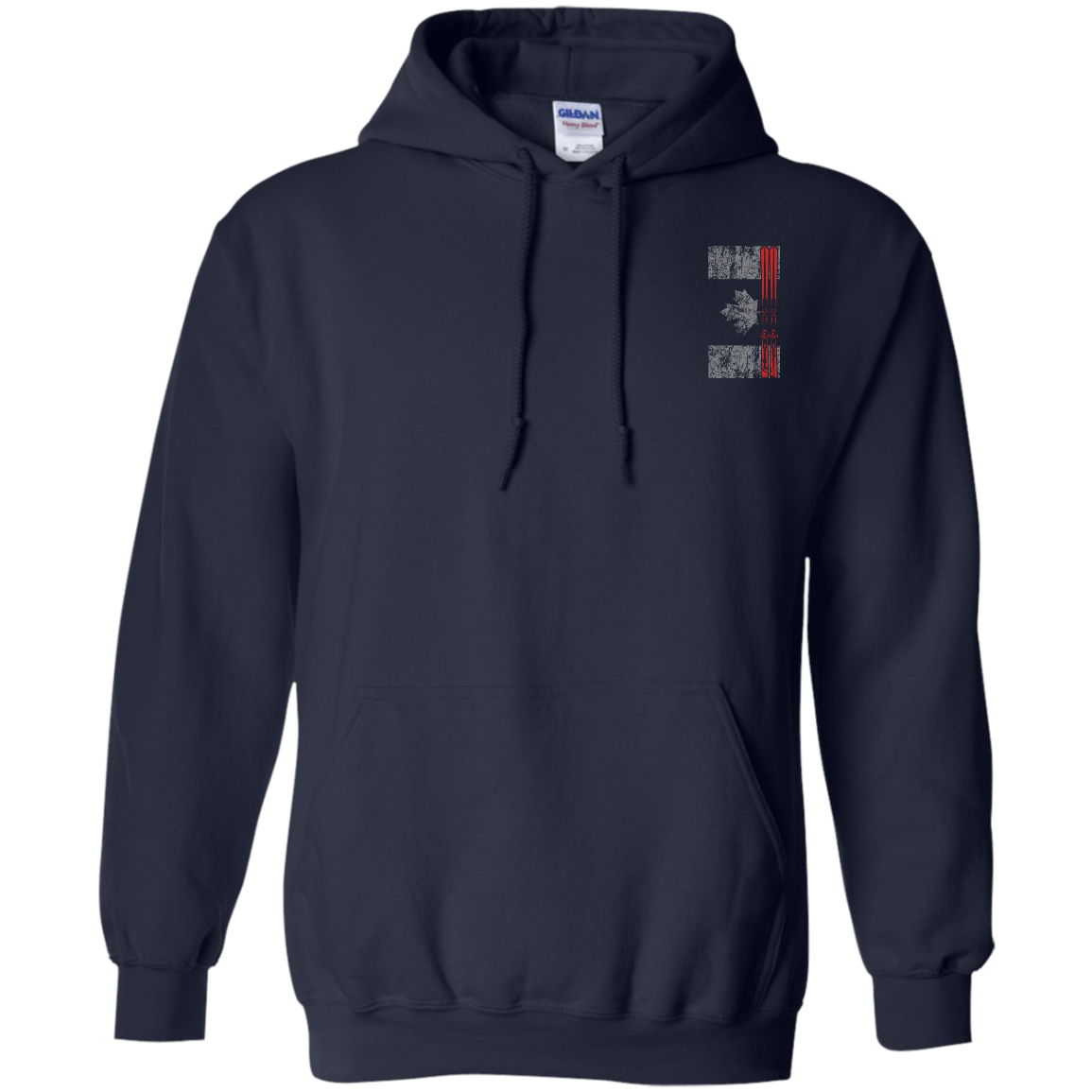 Canada Ski Flag Hoodies - Powderaddicts