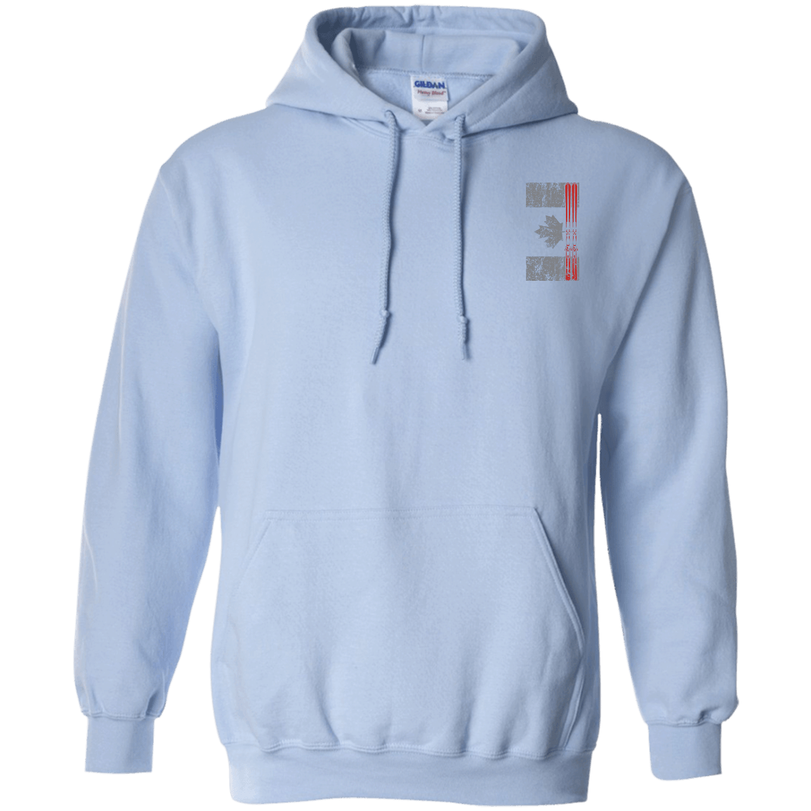 Canada Ski Flag Hoodies - Powderaddicts