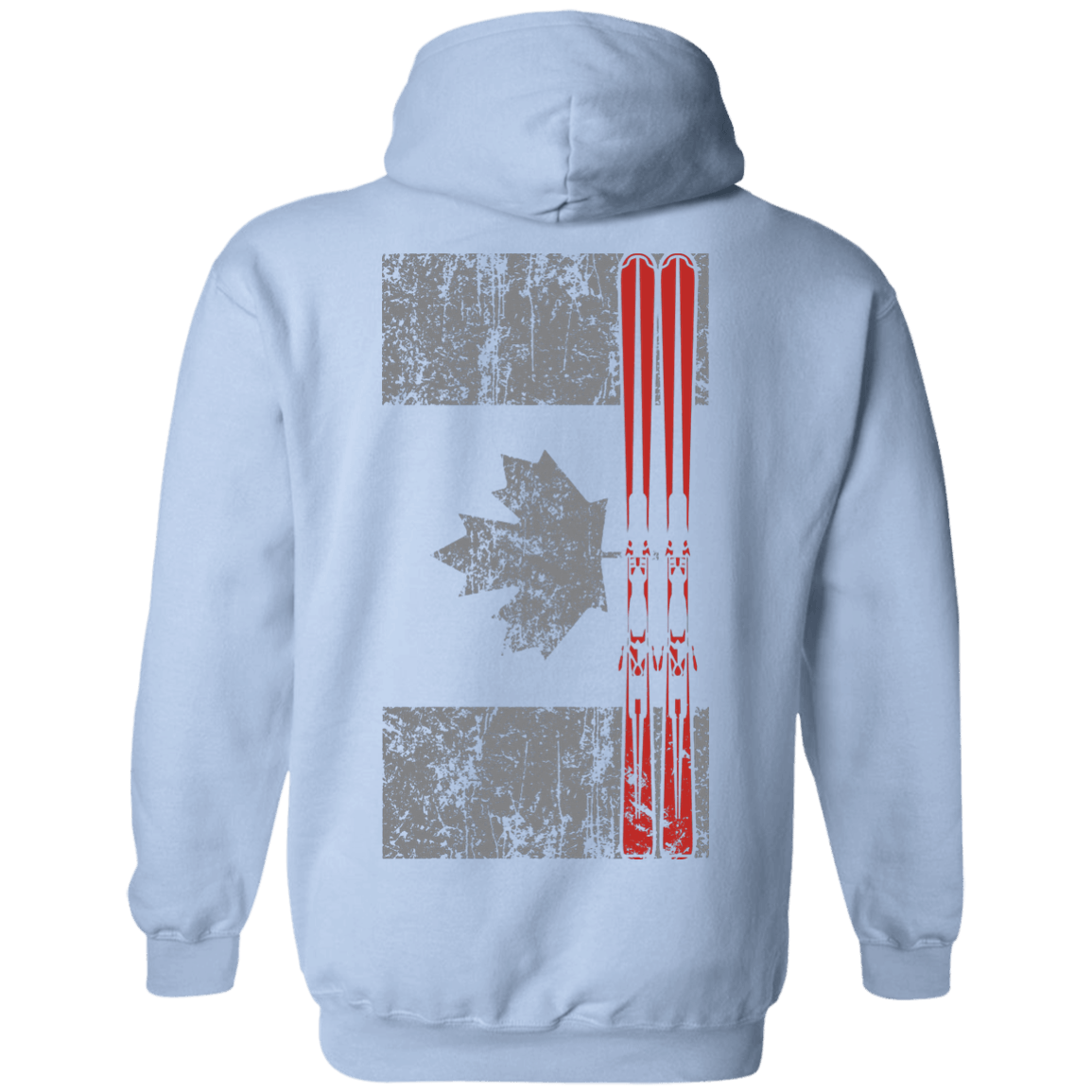 Canada Ski Flag Hoodies - Powderaddicts