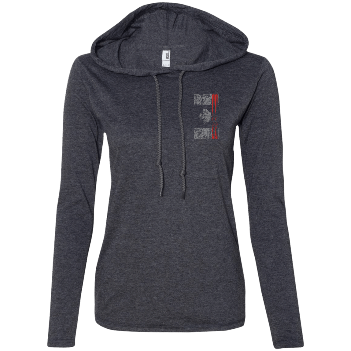 Canada Ski Flag Hoodies - Powderaddicts