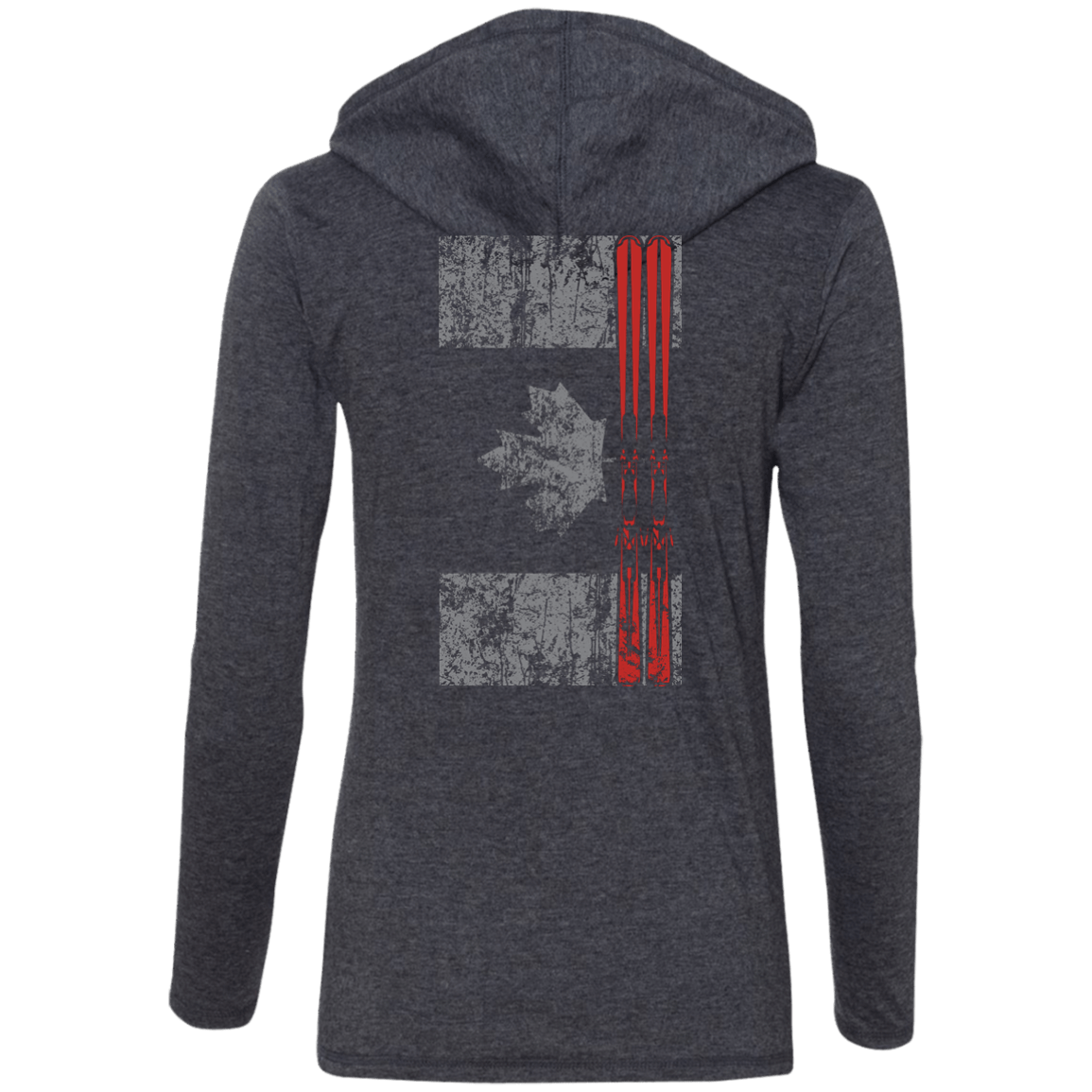 Canada Ski Flag Hoodies - Powderaddicts