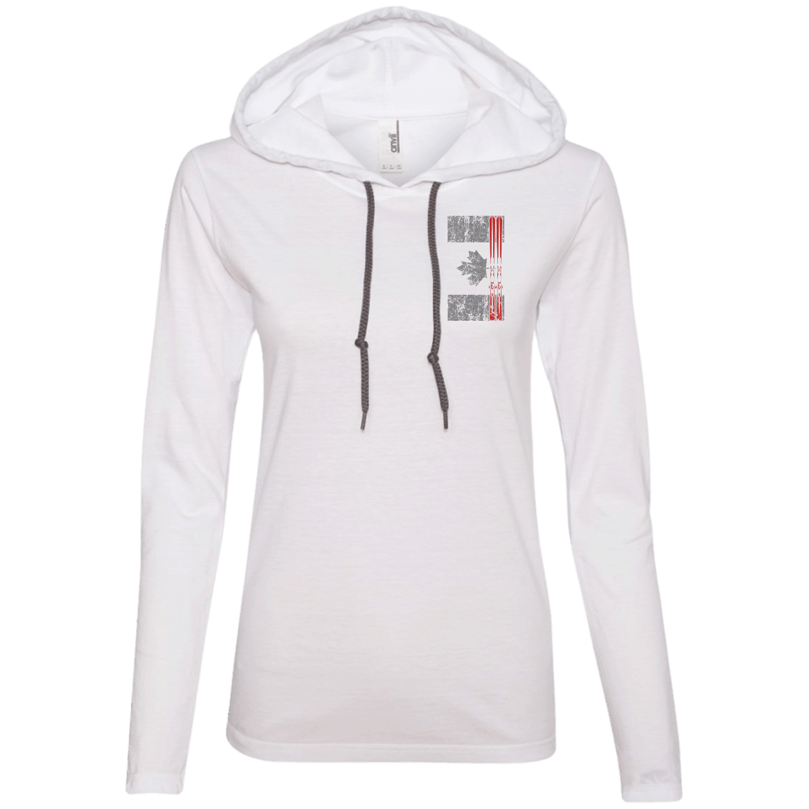 Canada Ski Flag Hoodies - Powderaddicts