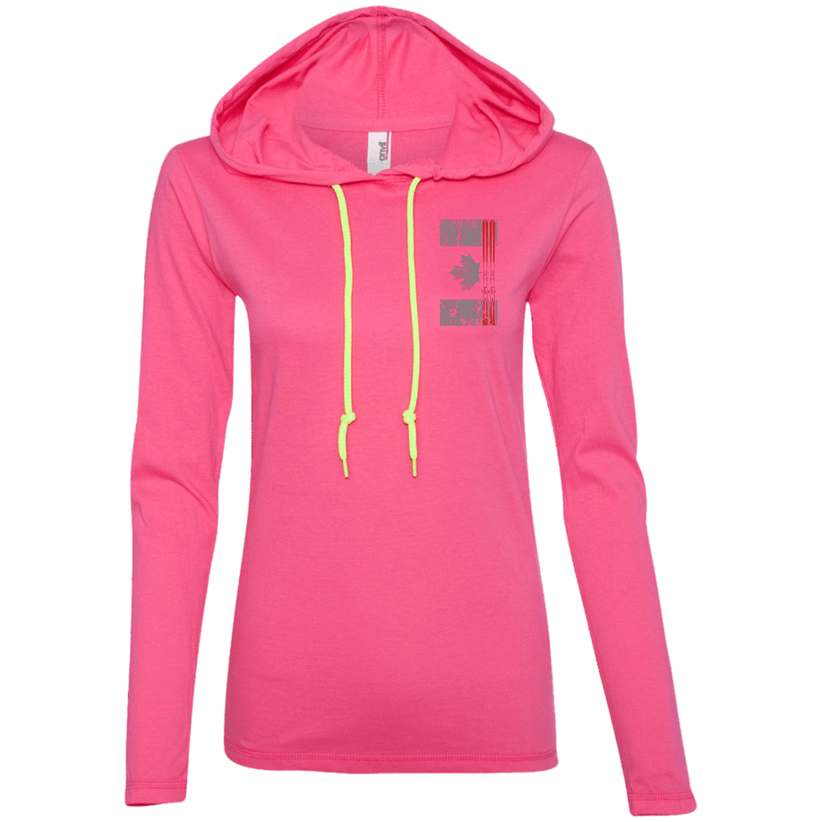 Canada Ski Flag Hoodies - Powderaddicts