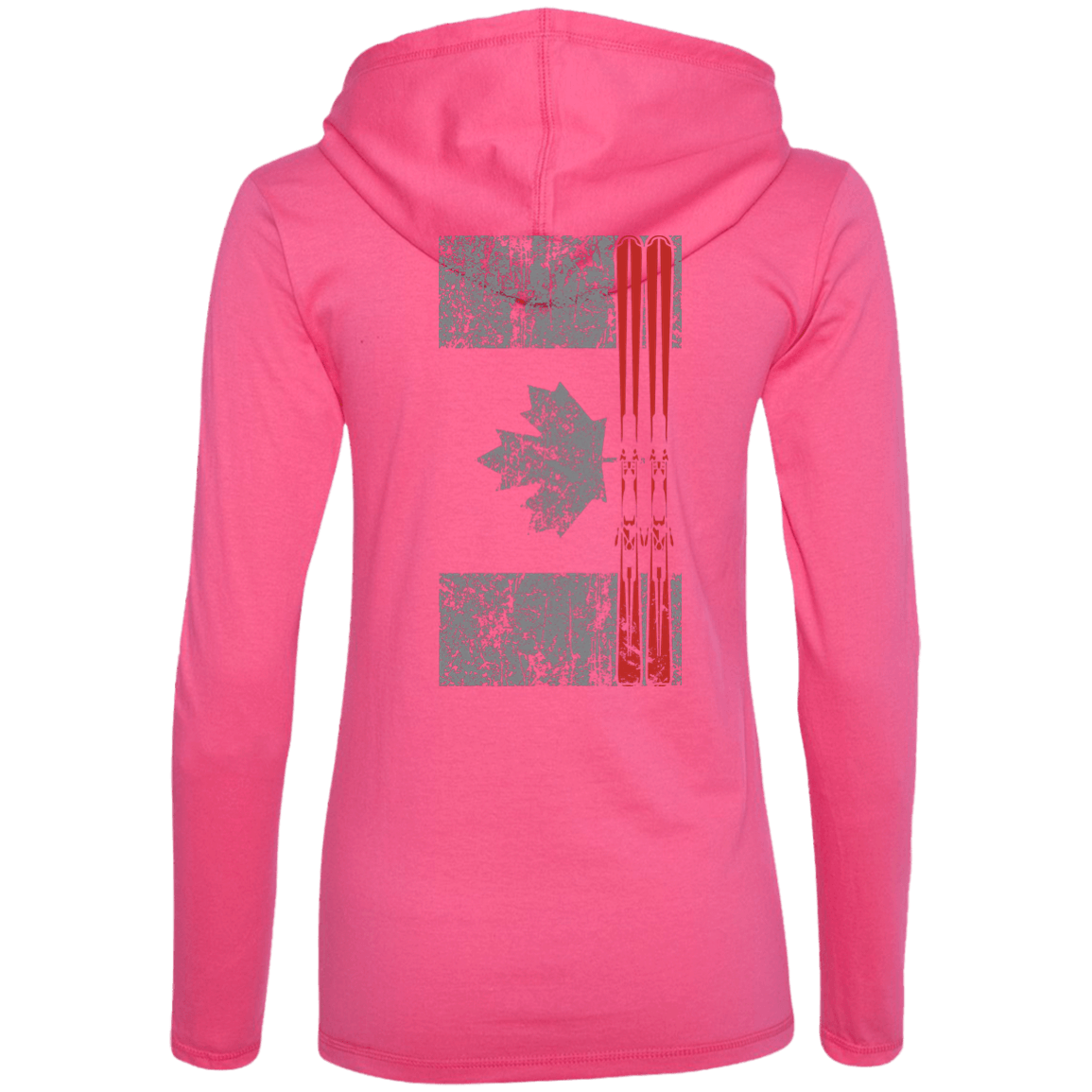 Canada Ski Flag Hoodies - Powderaddicts