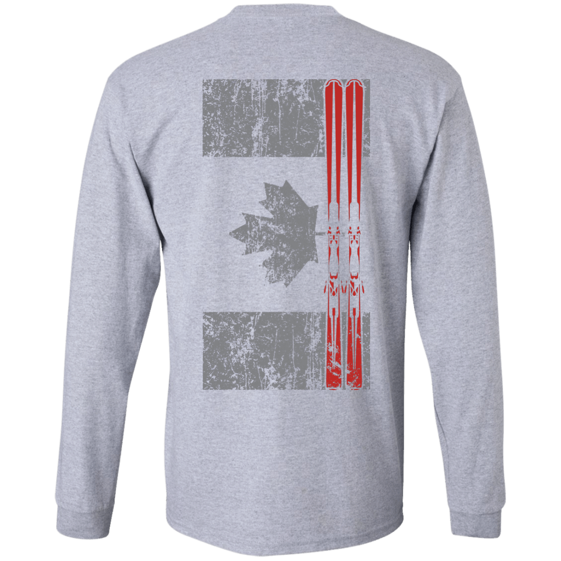 Canada Ski Flag Long Sleeves - Powderaddicts