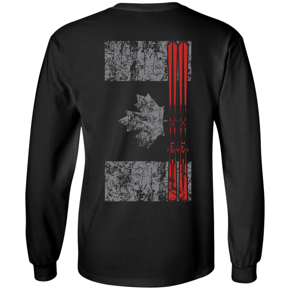 Canada Ski Flag Long Sleeves - Powderaddicts