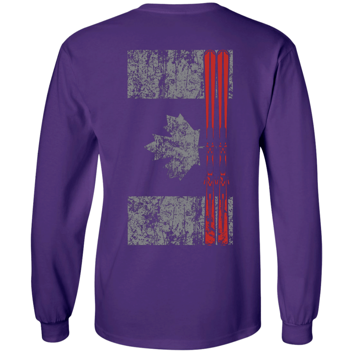 Canada Ski Flag Long Sleeves - Powderaddicts