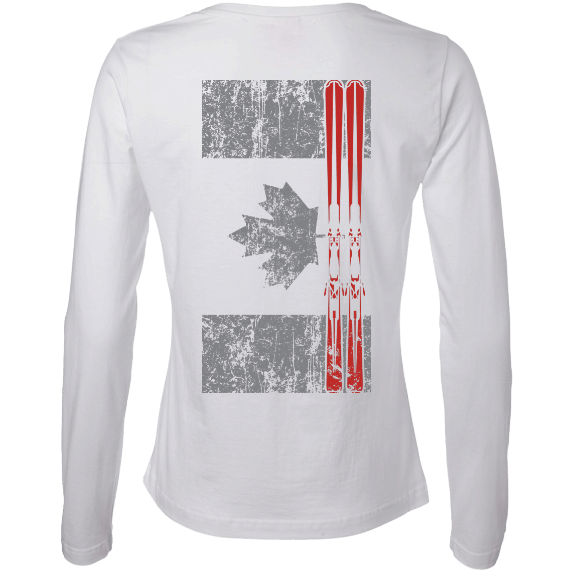 Canada Ski Flag Long Sleeves - Powderaddicts