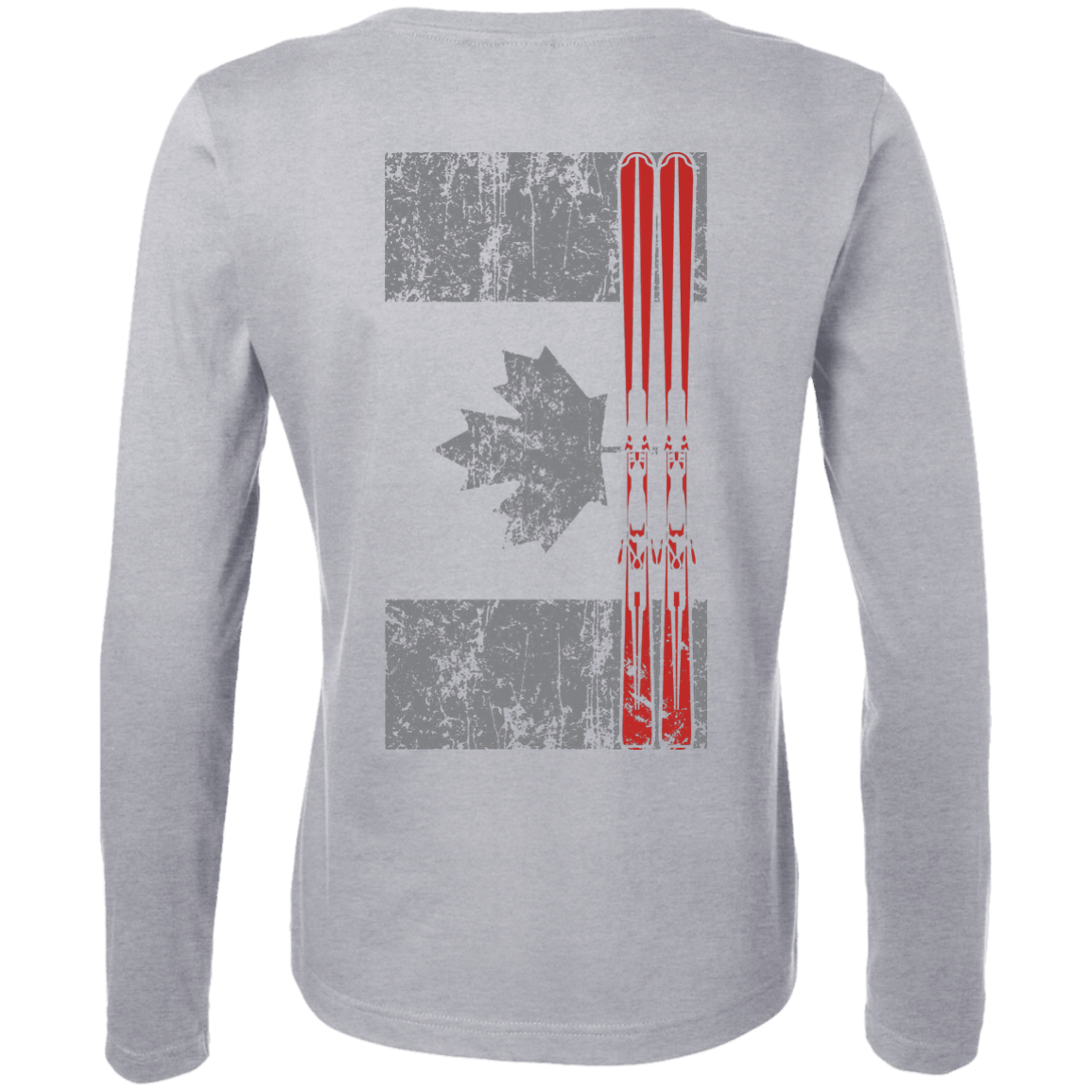 Canada Ski Flag Long Sleeves - Powderaddicts