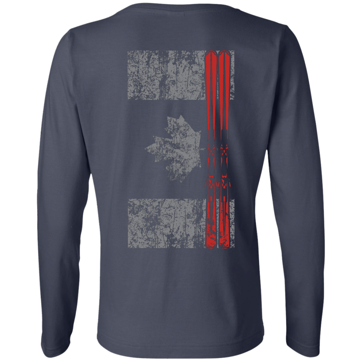 Canada Ski Flag Long Sleeves - Powderaddicts