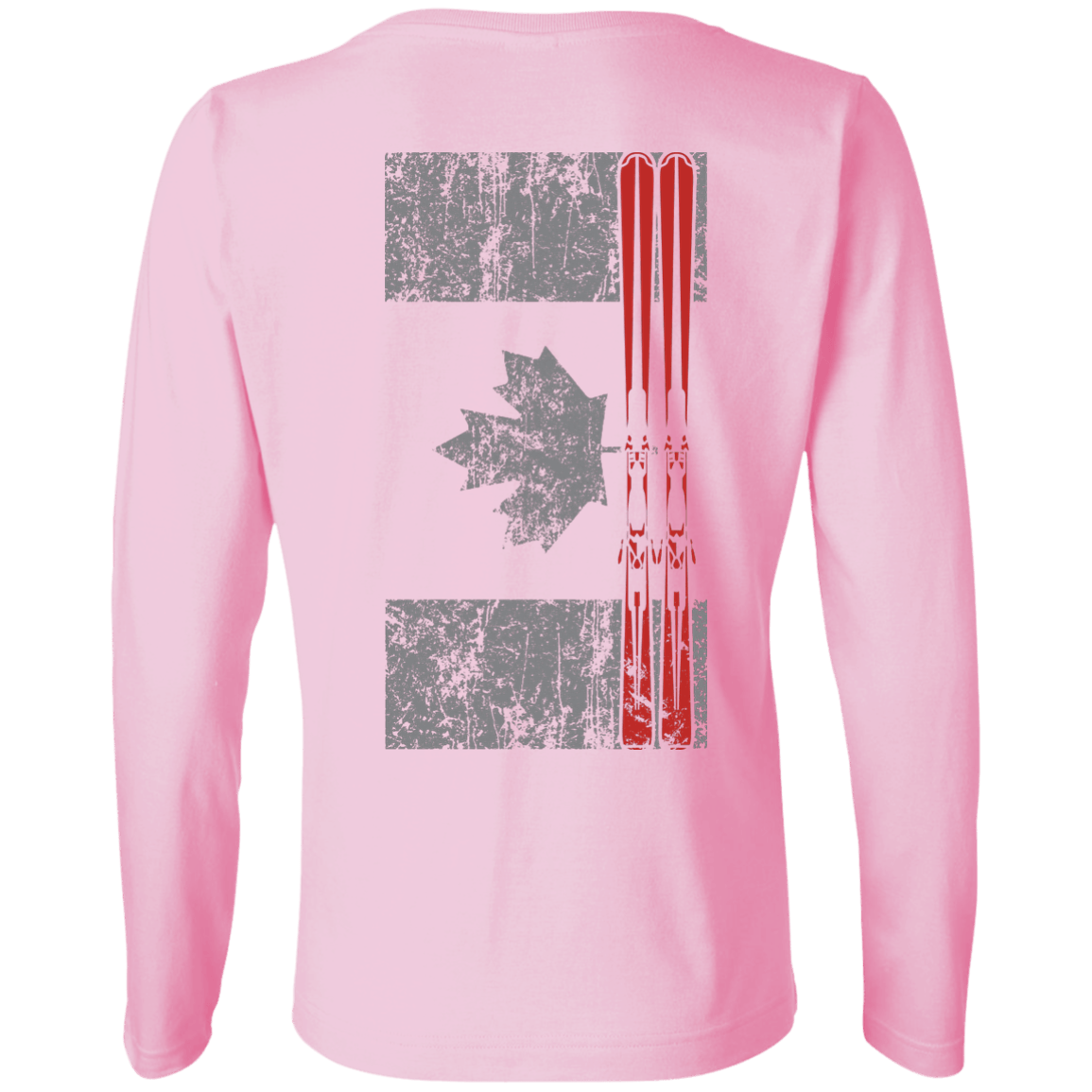 Canada Ski Flag Long Sleeves - Powderaddicts