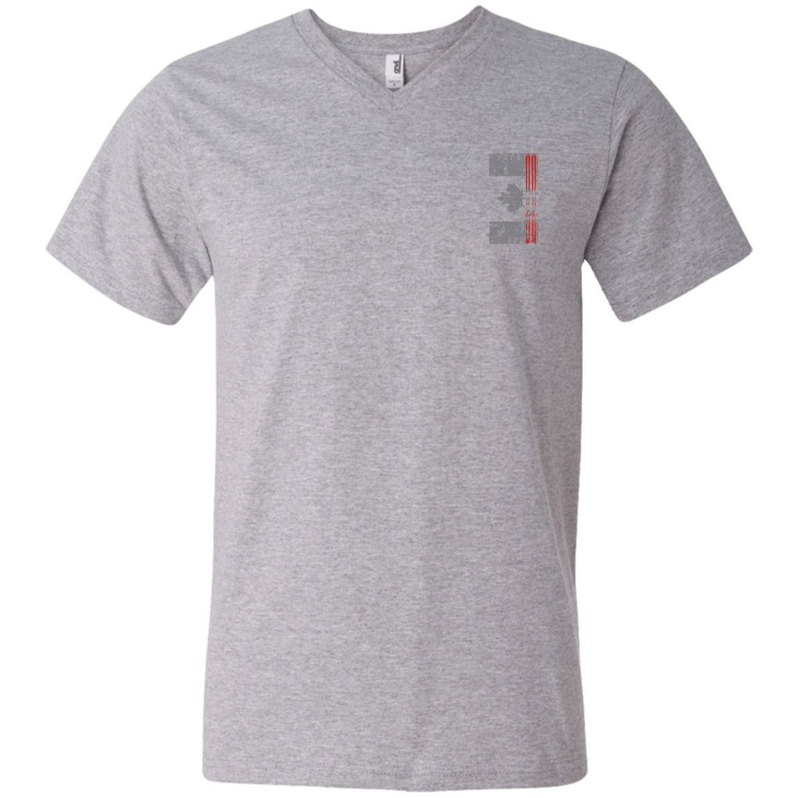 Canada Ski Flag Men's Tees and V-Neck - Powderaddicts