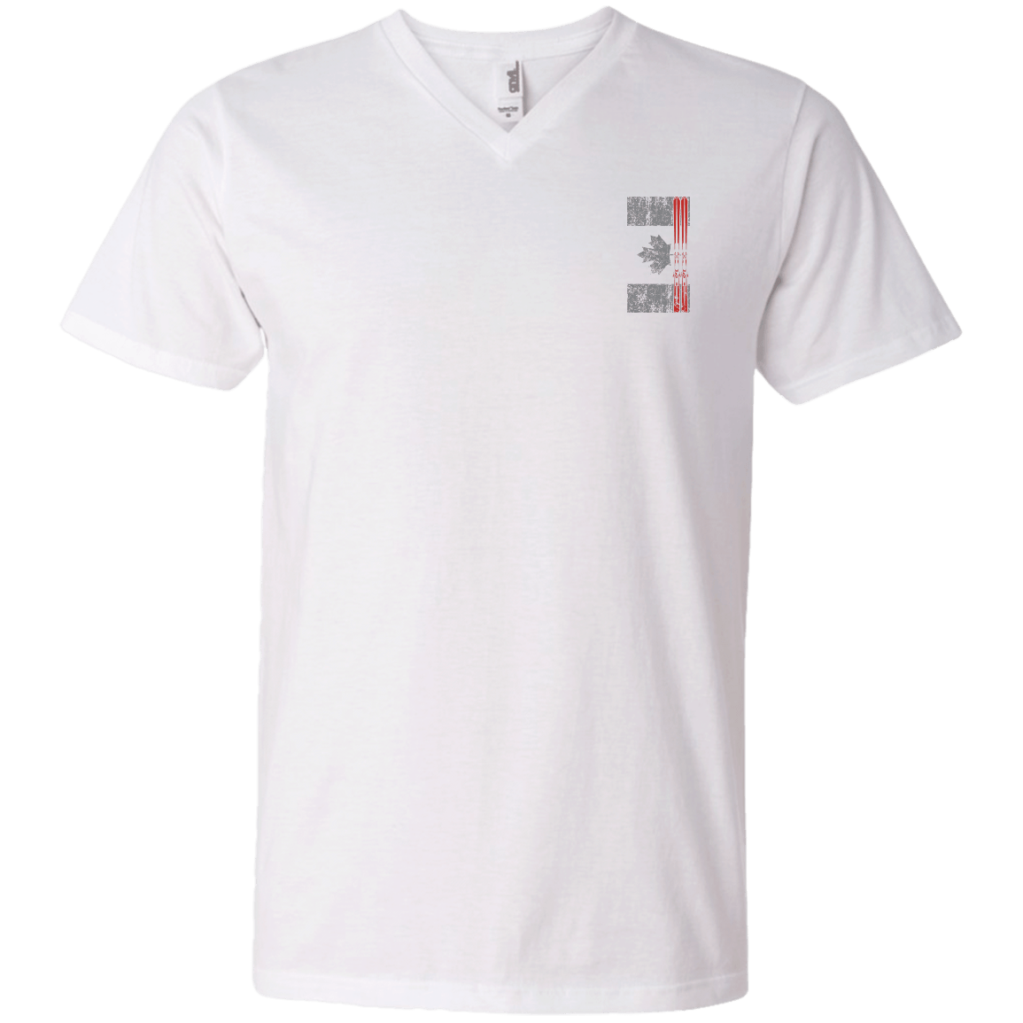 Canada Ski Flag Men's Tees and V-Neck - Powderaddicts