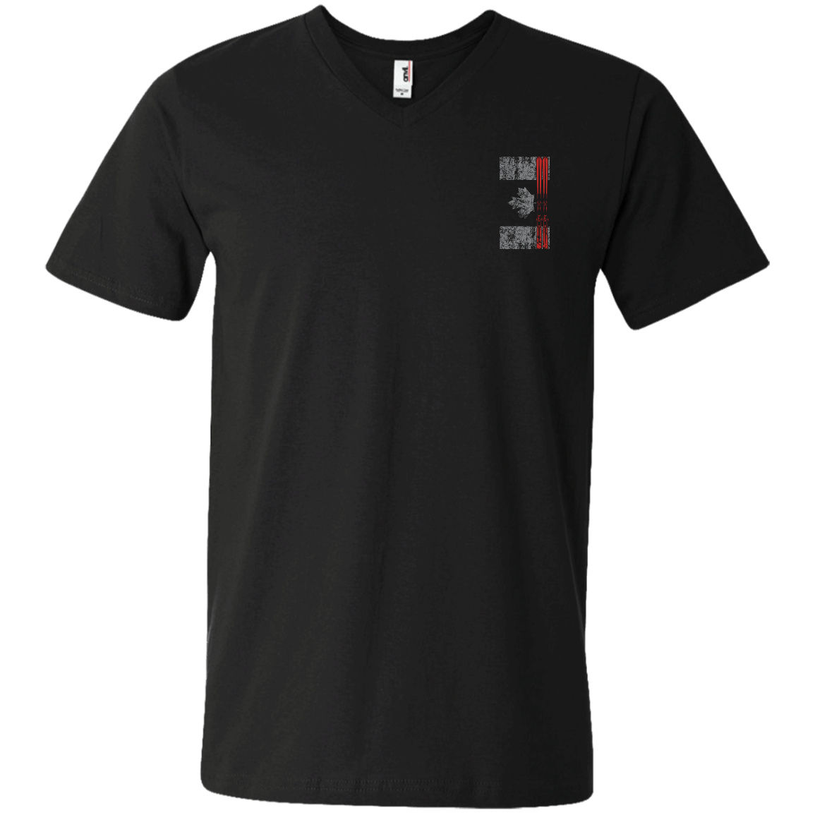 Canada Ski Flag Men's Tees and V-Neck - Powderaddicts